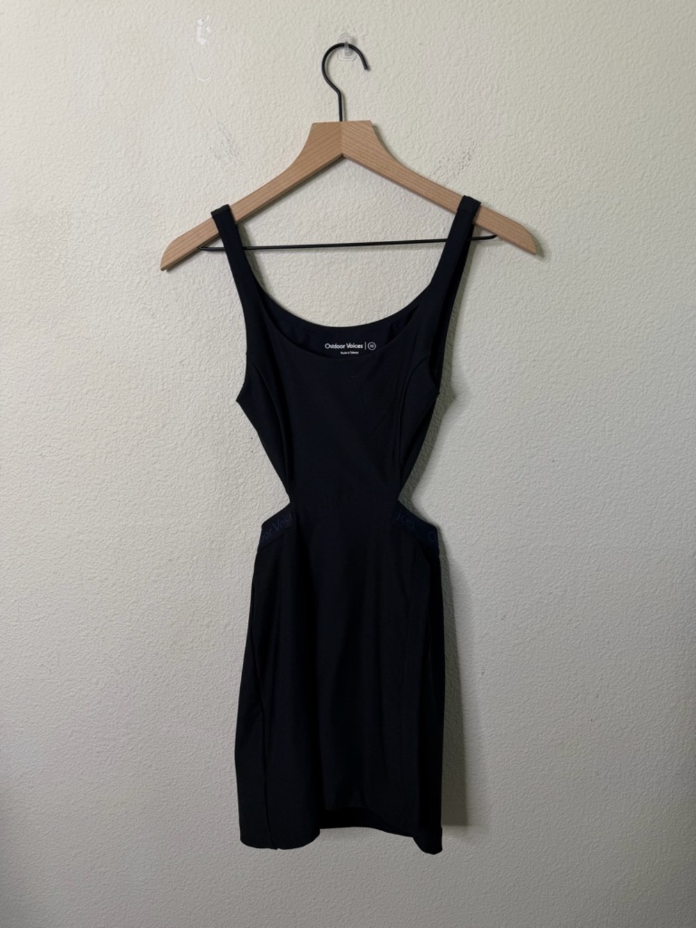 Outdoor Voice Court Cutout Tennis Dress Black Womens Size XS - Picture 5 of 8